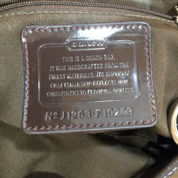 Coach Jacquard Tote Bag # F19203. FIXER - UPPER!!! - Picture 6 of 11
